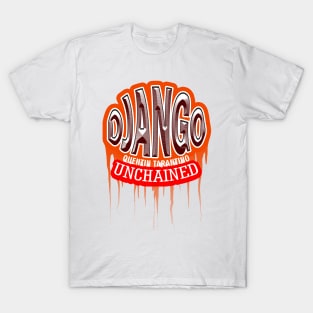 Quentin Tarantino Django unchained fan works graphic design by ironpalatte T-Shirt